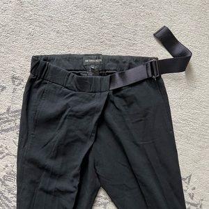Ann Demeulemeester Adjustable Black Jogger Pants